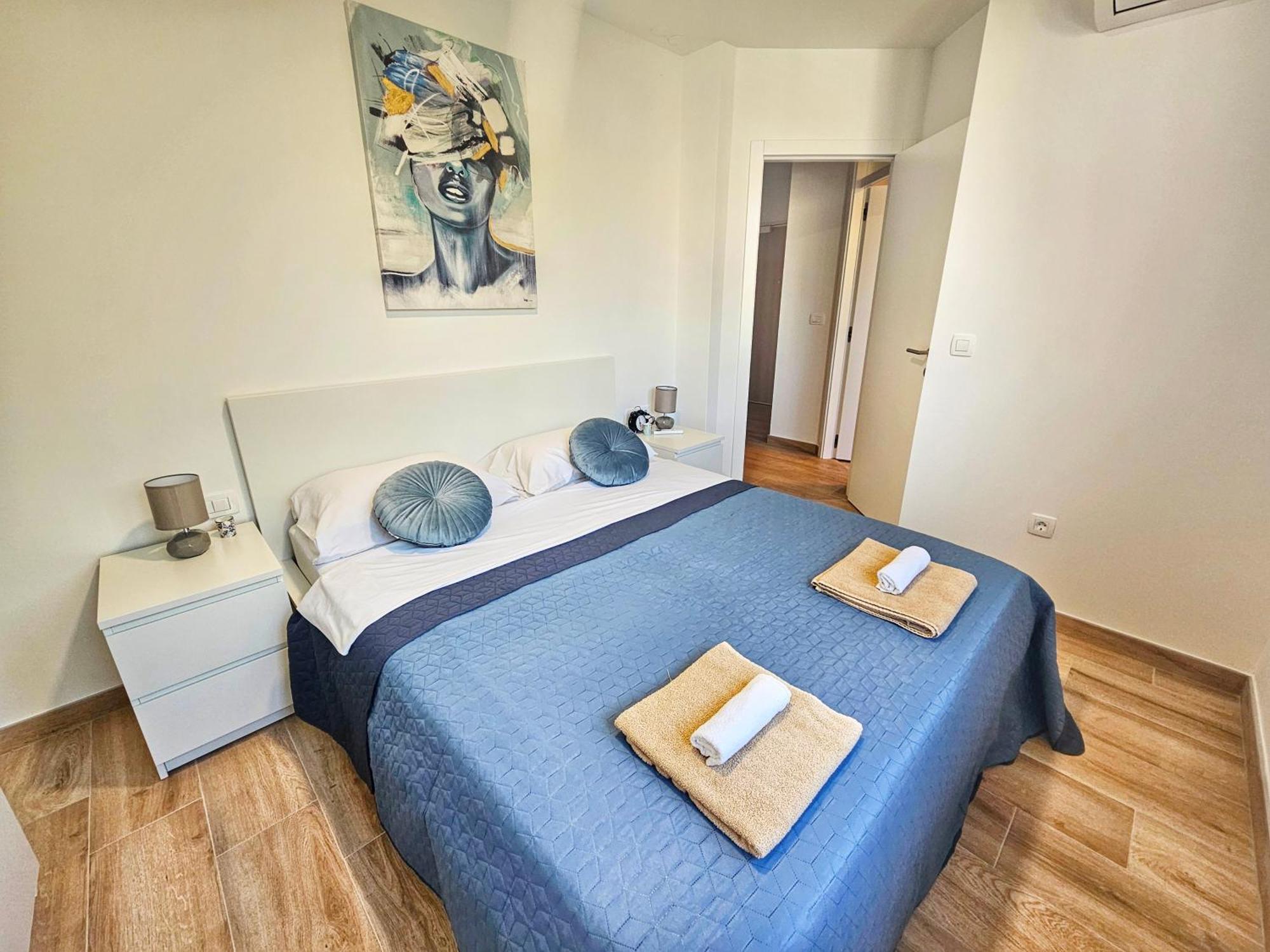 Modern Cityscape Apartman Zára Szoba fotó